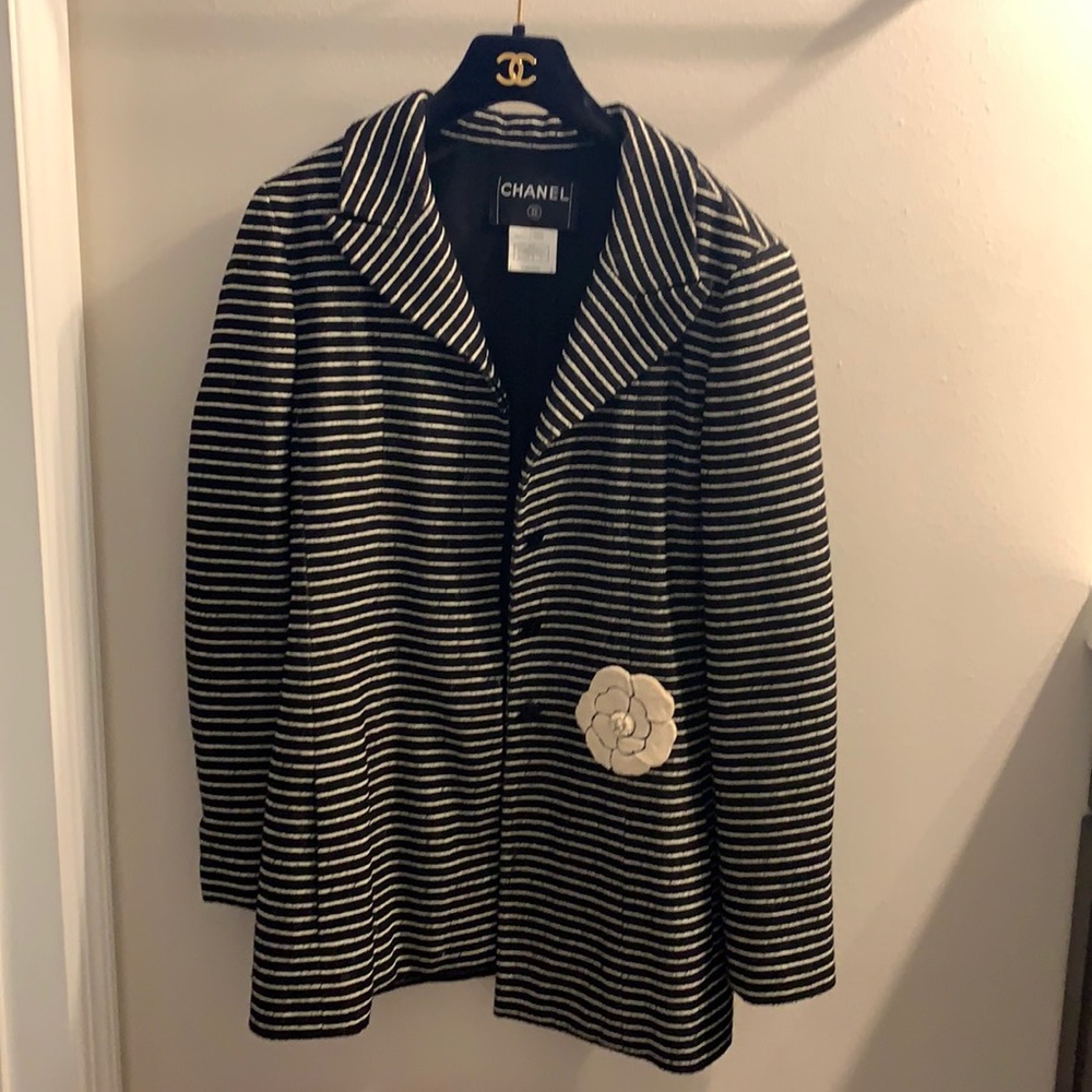 Striped Chanel jacket